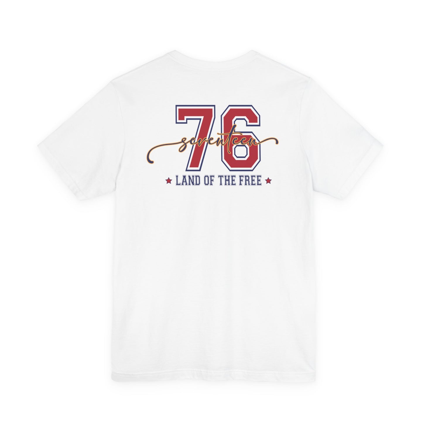1776 America Tee — 'Land of the Free' Patriotic T‑Shirt