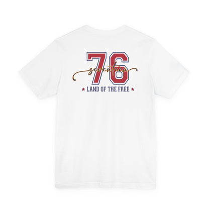 1776 America Tee — 'Land of the Free' Patriotic T‑Shirt