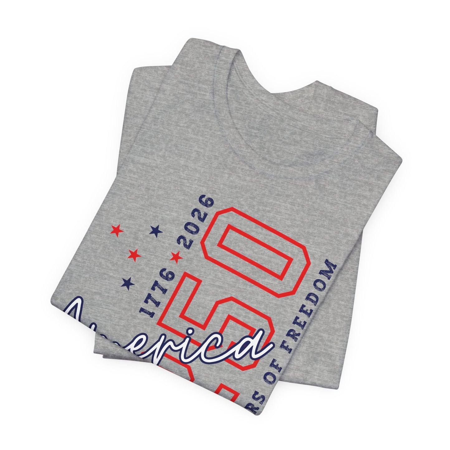 America 250 Celebration Tee — 250 Years of Freedom Patriotic T-Shirt