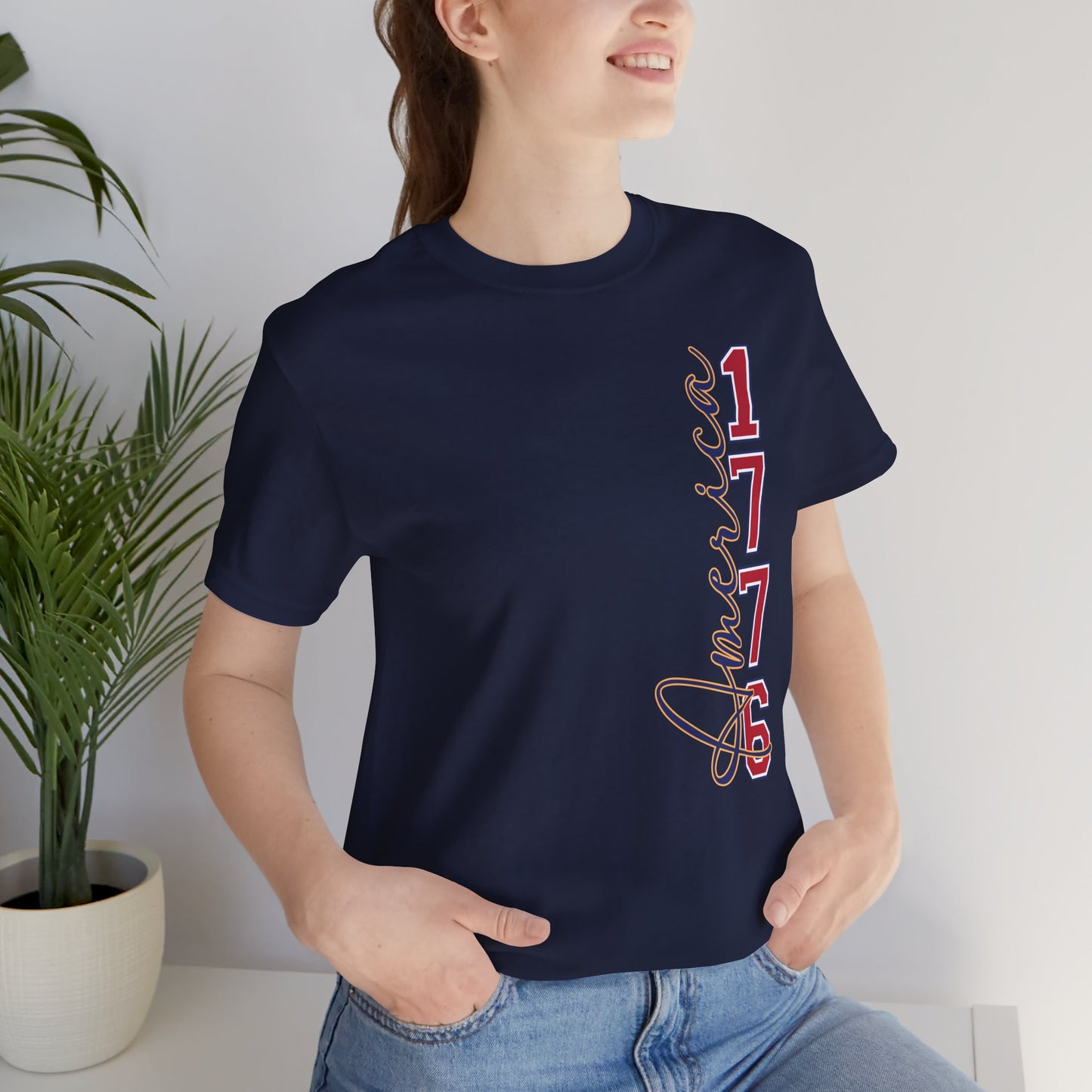 1776 America Tee — 'Land of the Free' Patriotic T‑Shirt