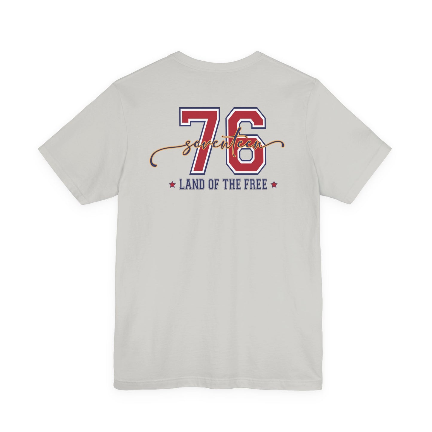 1776 America Tee — 'Land of the Free' Patriotic T‑Shirt