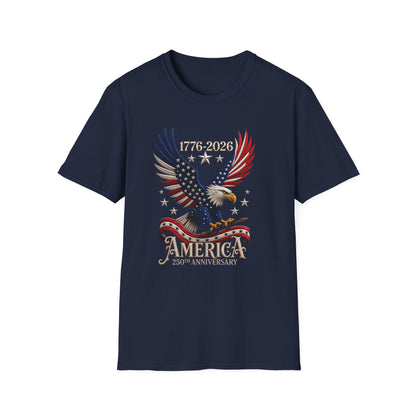 T-Shirt - America 250th Anniversary Eagle Graphic (1776–2026)