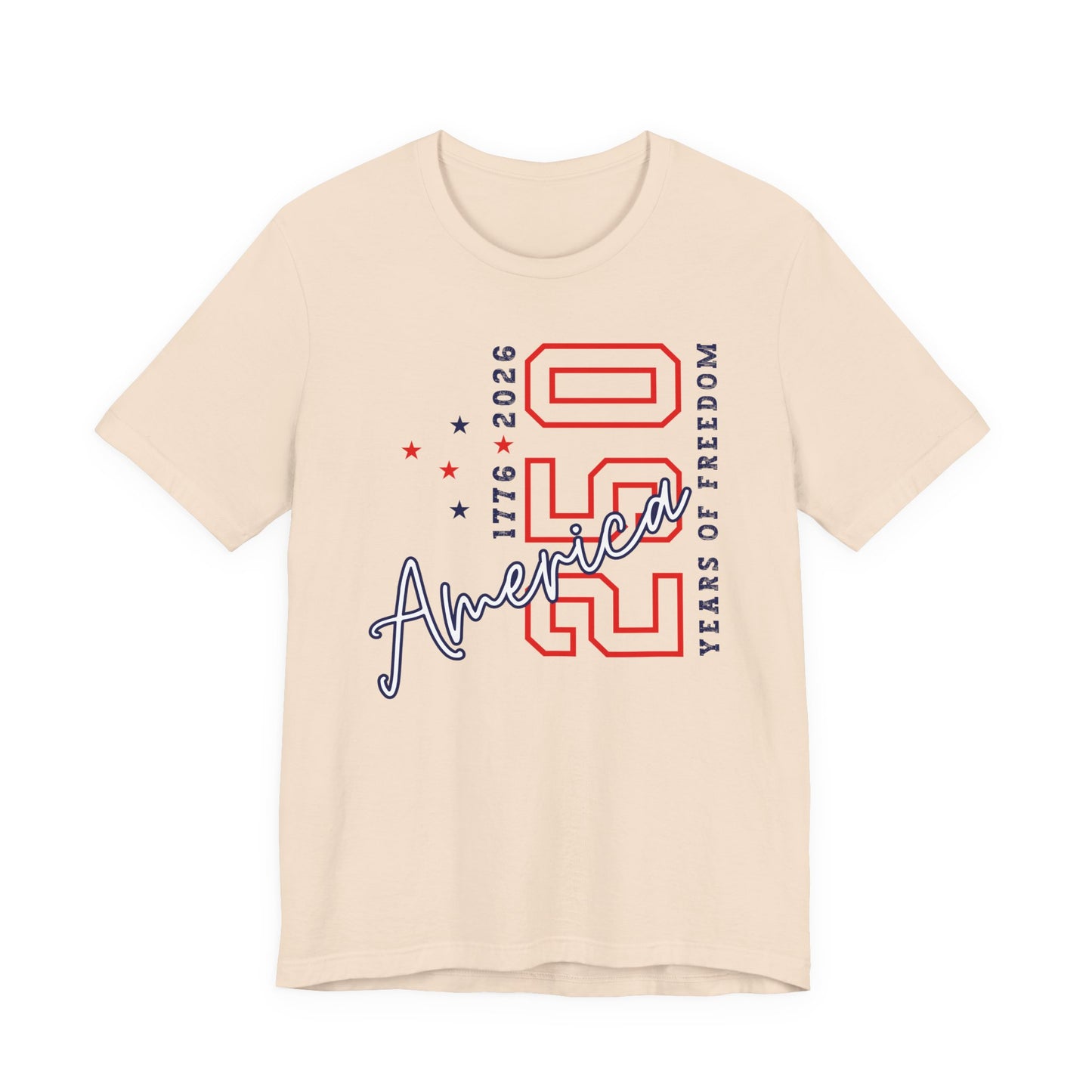 America 250 Celebration Tee — 250 Years of Freedom Patriotic T-Shirt