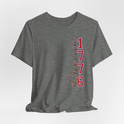 1776 America Tee — 'Land of the Free' Patriotic T‑Shirt