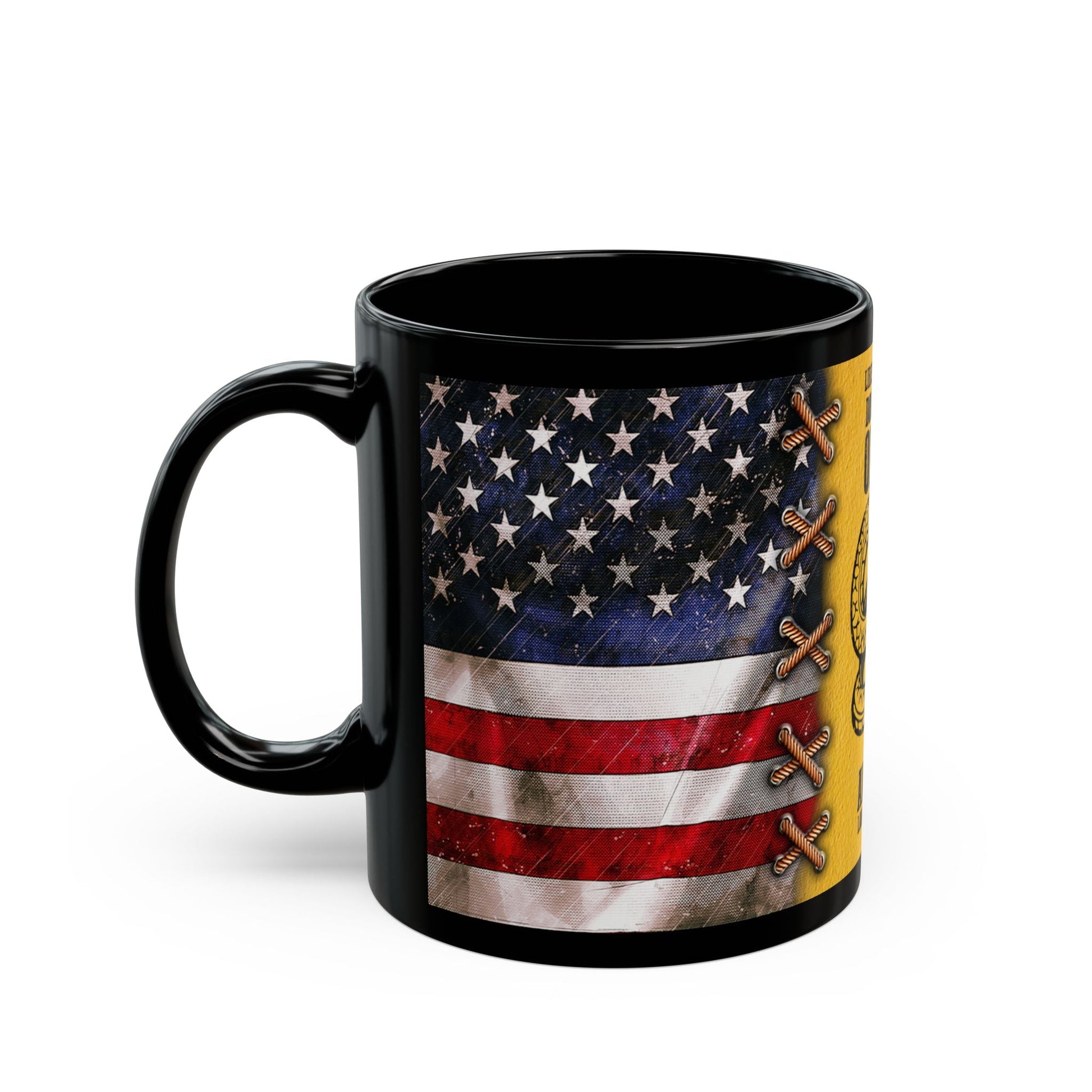 Don't Tread on Me Black Mug (11oz, 15oz) - Premium Mug from Old Glory 1776 Apparel - Just $19.99! Shop now at Old Glory 1776 Apparel