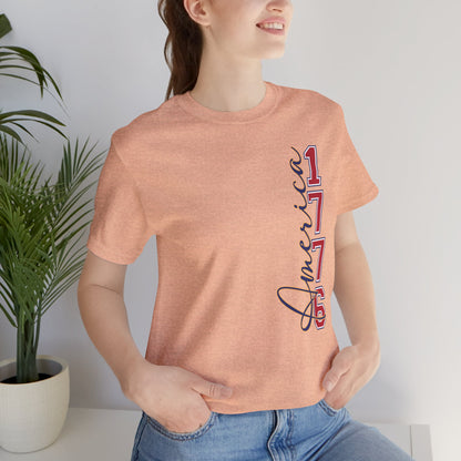1776 America Tee — 'Land of the Free' Patriotic T‑Shirt