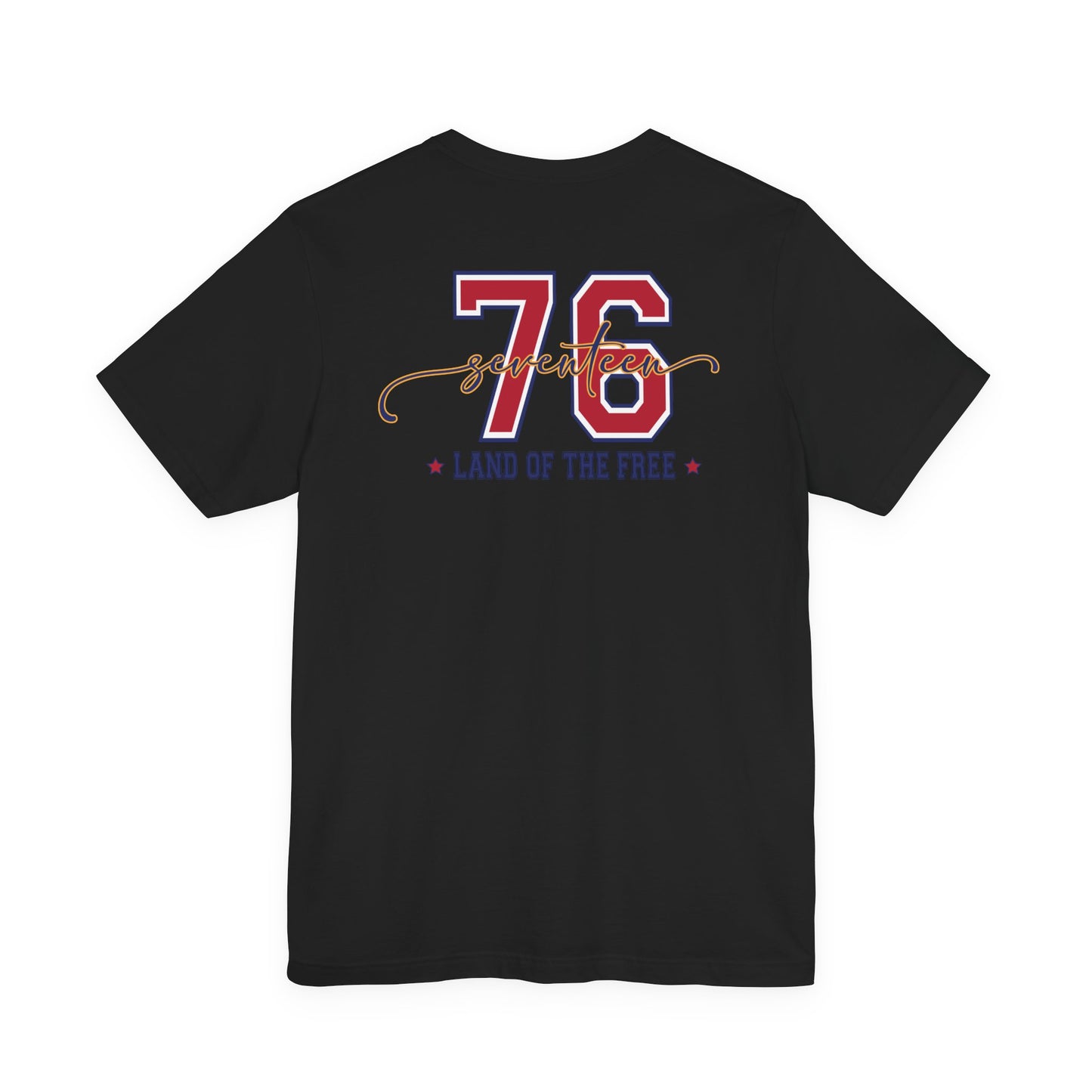 1776 America Tee — 'Land of the Free' Patriotic T‑Shirt