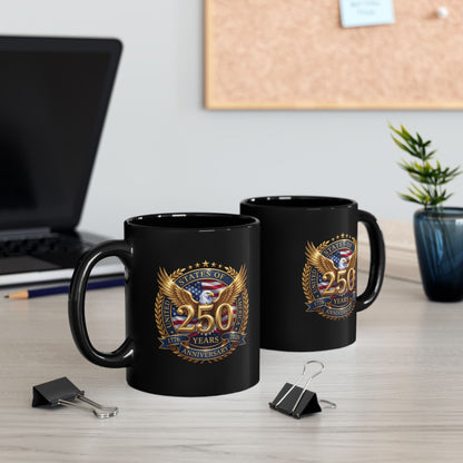 250th Anniversary Eagle Mug – Patriotic Commemorative Coffee Cup