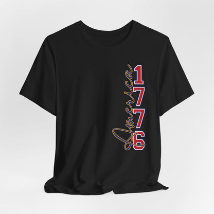 1776 America Tee — 'Land of the Free' Patriotic T‑Shirt