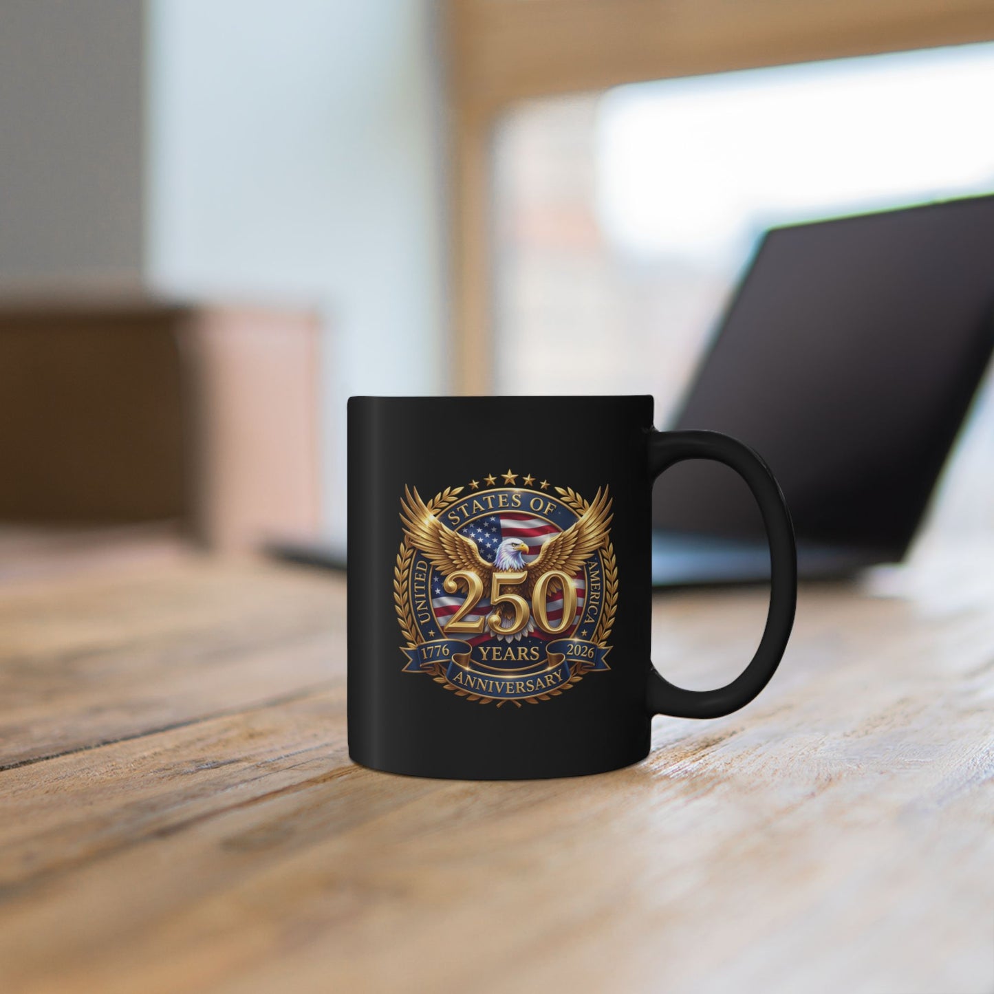 250th Anniversary Eagle Mug – Patriotic Commemorative Coffee Cup