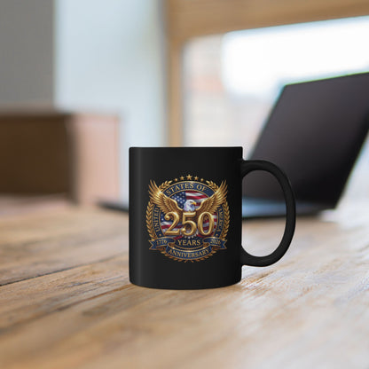 250th Anniversary Eagle Mug – Patriotic Commemorative Coffee Cup