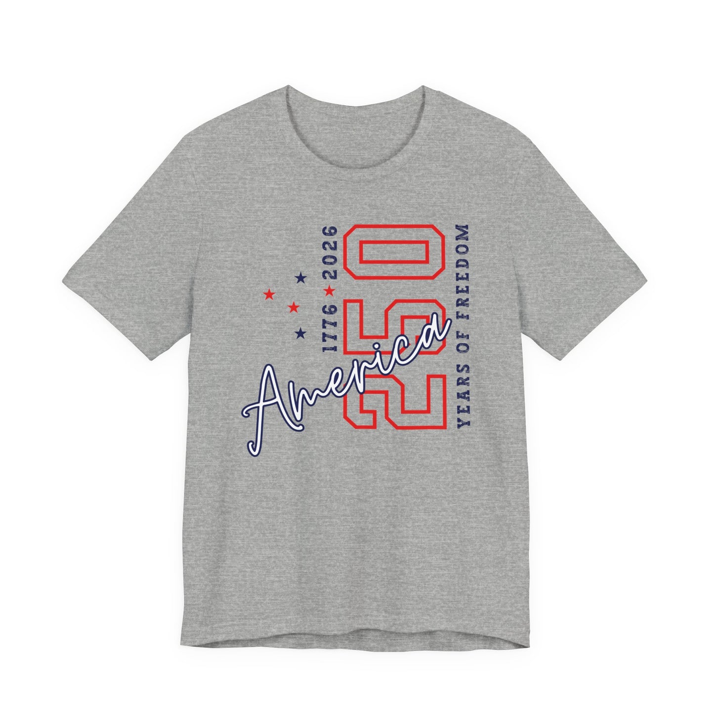 America 250 Celebration Tee — 250 Years of Freedom Patriotic T-Shirt