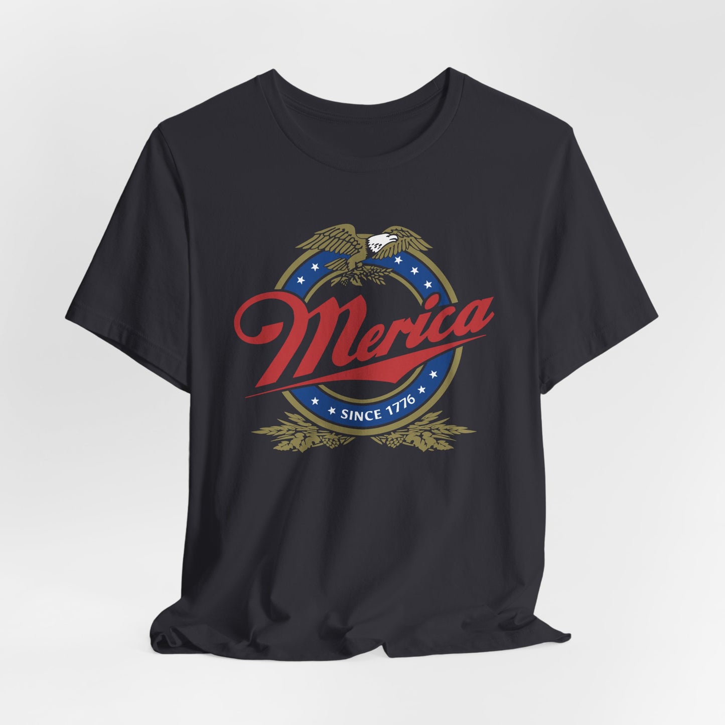 Patriotic Unisex Tee - 'Merica' Short Sleeve Shirt, 4th of July, BBQ, Casual Wear, Gift for Him/Her, USA Pride Apparel