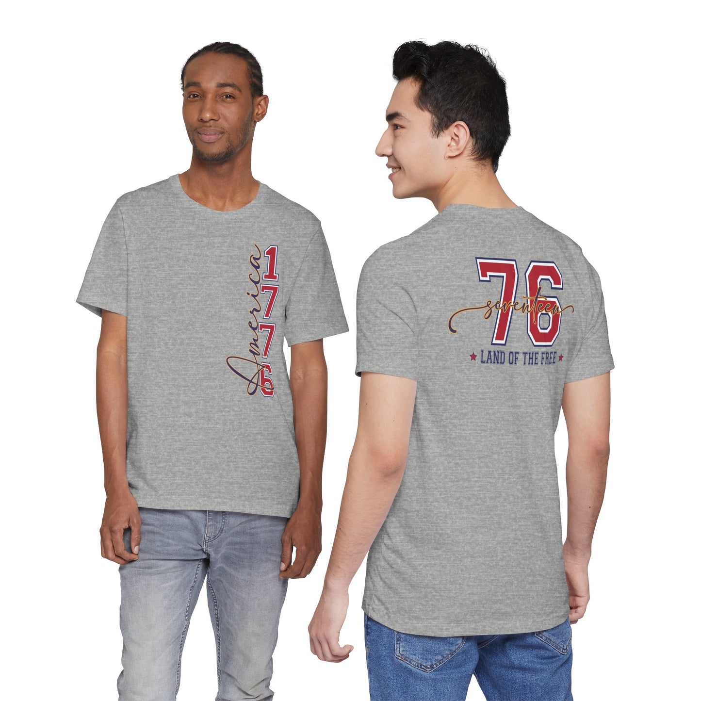 1776 America Tee — 'Land of the Free' Patriotic T‑Shirt