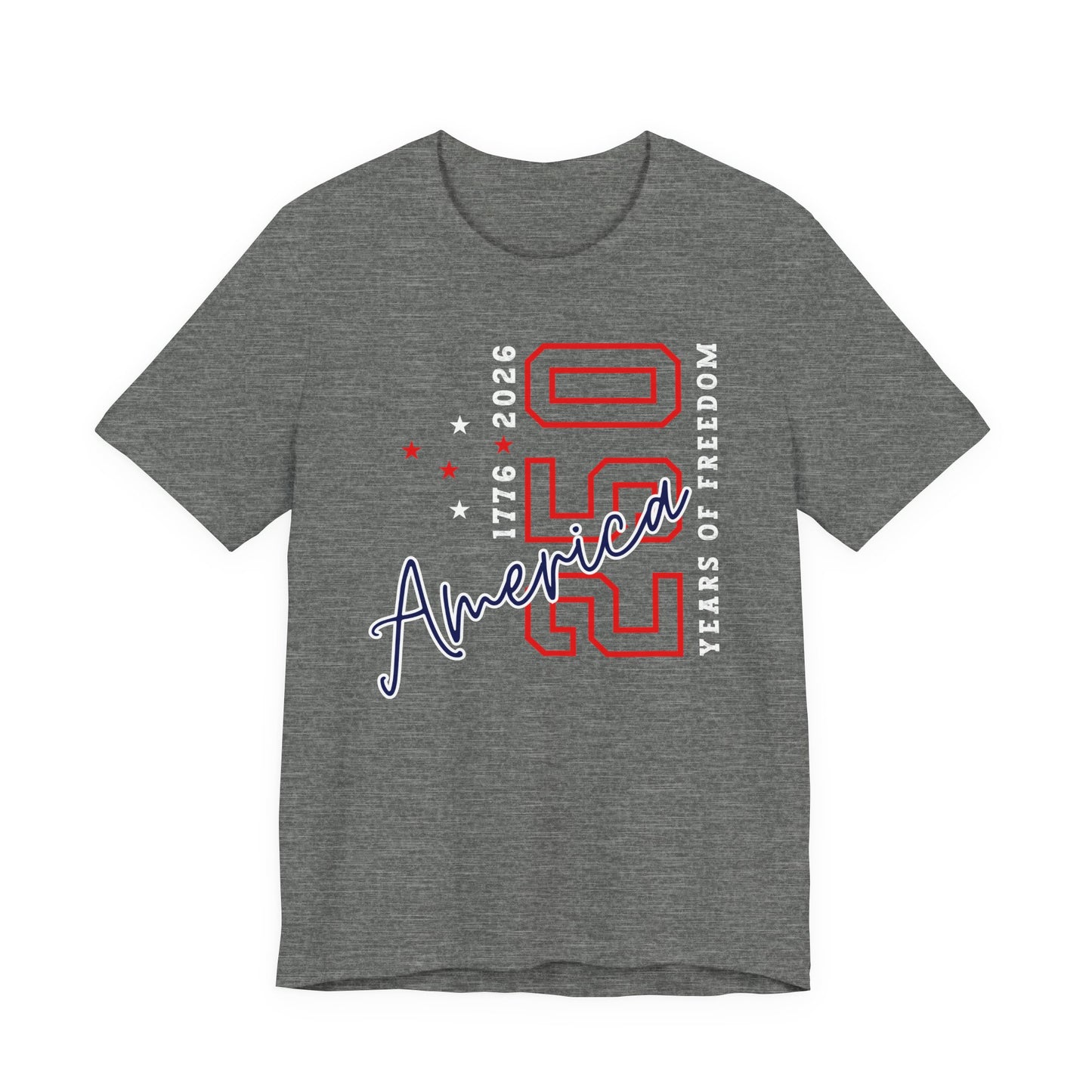 America 250 Celebration Tee — 250 Years of Freedom Patriotic T-Shirt