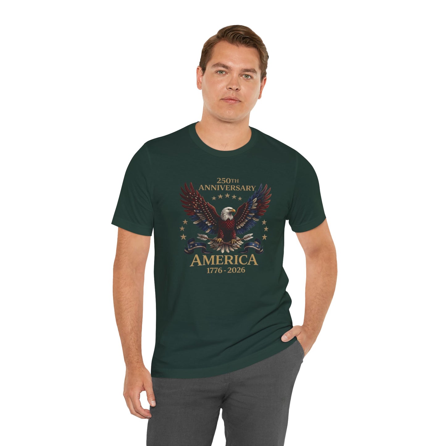 America 250th Anniversary Eagle T-Shirt — 1776–2026 Patriotic Tee