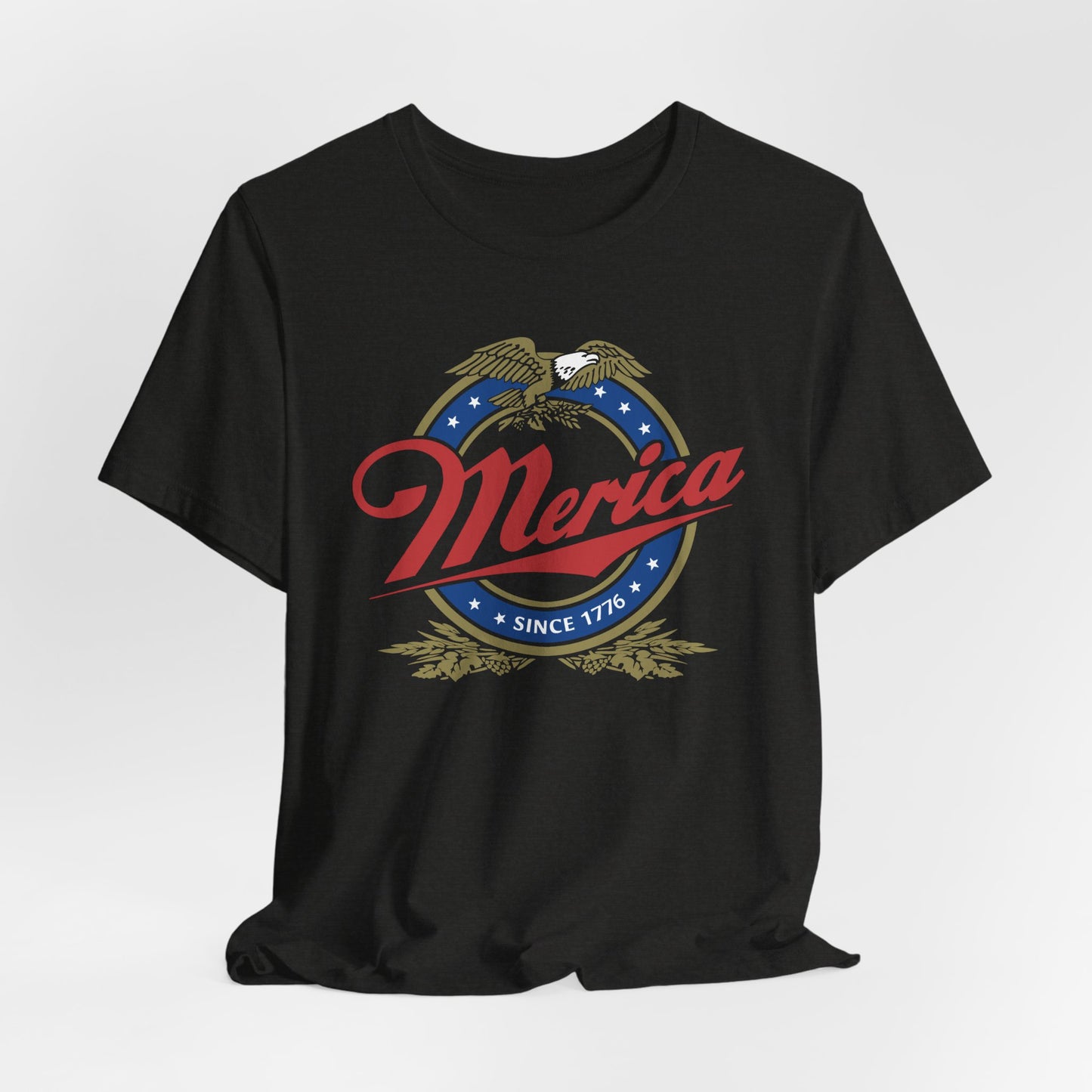 Patriotic Unisex Tee - 'Merica' Short Sleeve Shirt, 4th of July, BBQ, Casual Wear, Gift for Him/Her, USA Pride Apparel