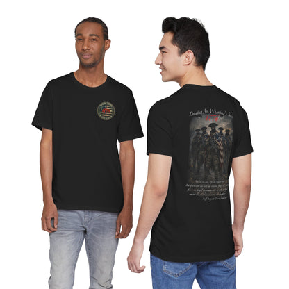 Patriotic Veterans T-Shirt — 'Founded As America's Sons' Military Tribute Tee