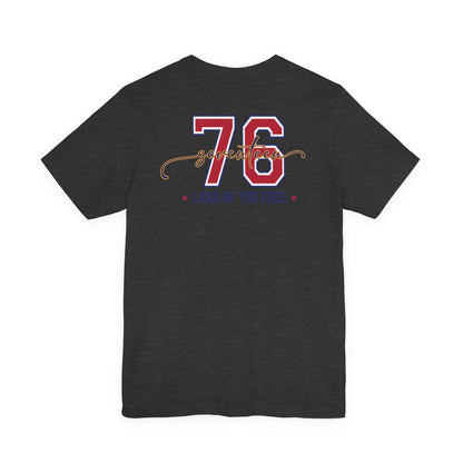 1776 America Tee — 'Land of the Free' Patriotic T‑Shirt