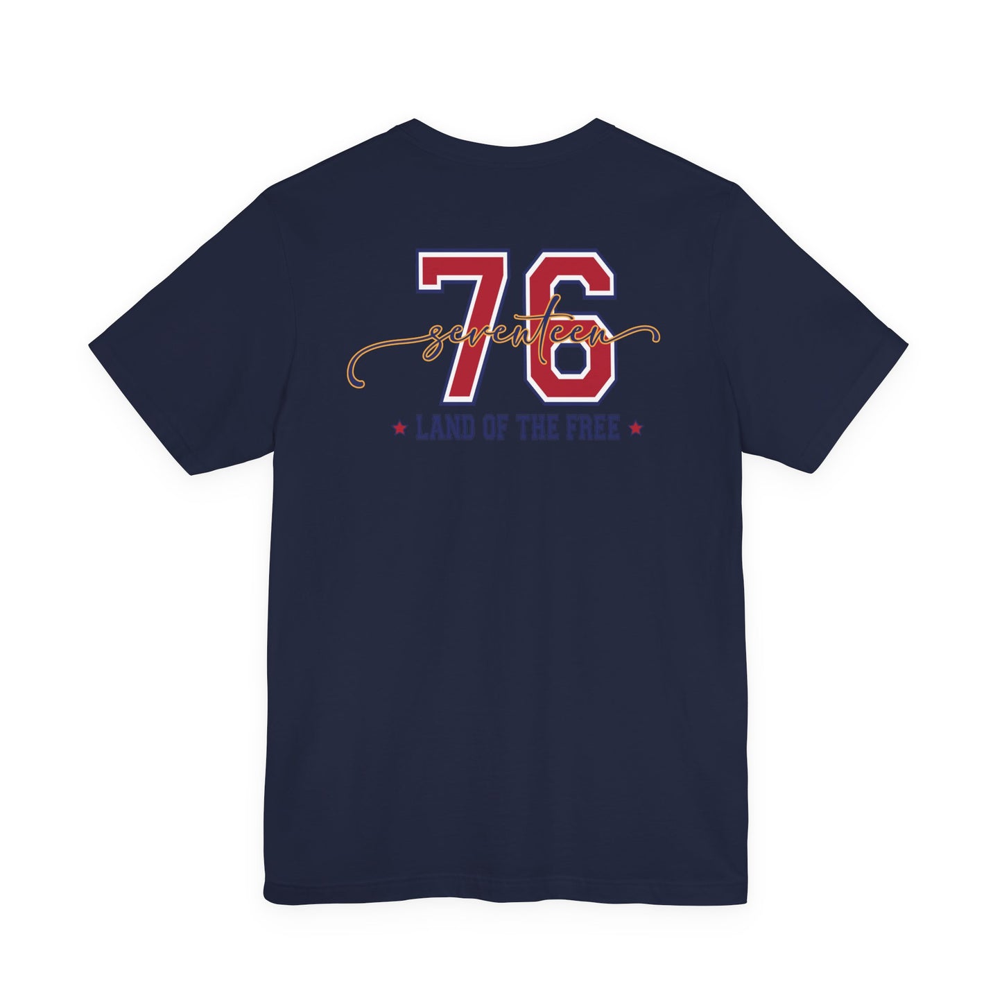 1776 America Tee — 'Land of the Free' Patriotic T‑Shirt