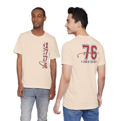 1776 America Tee — 'Land of the Free' Patriotic T‑Shirt