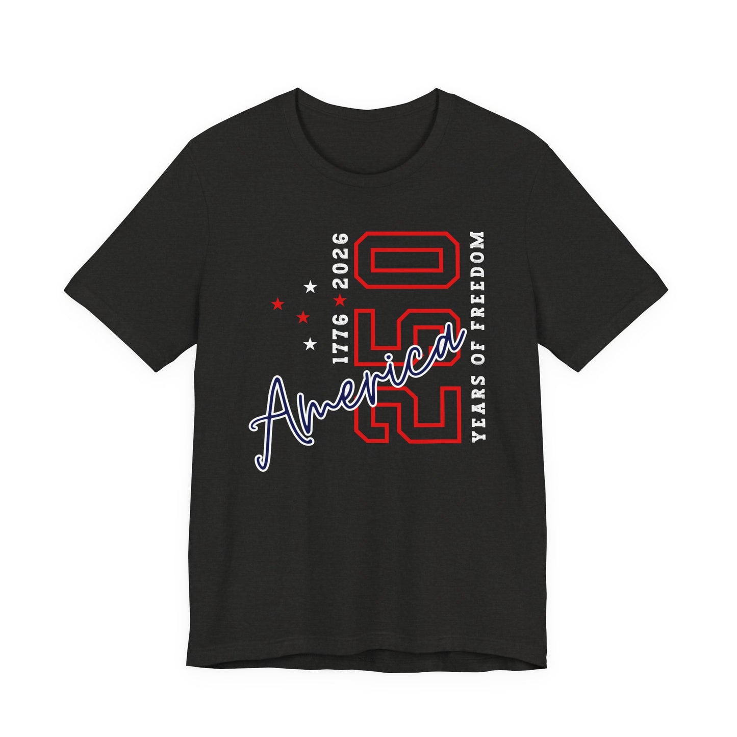 America 250 Celebration Tee — 250 Years of Freedom Patriotic T-Shirt