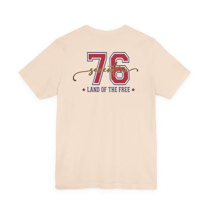 1776 America Tee — 'Land of the Free' Patriotic T‑Shirt