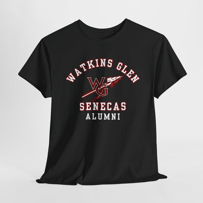 Watkins Glen Senecas Alumni Unisex Heavy Cotton T-Shirt, School Spirit, School Pride - Premium T-Shirt from Printify - Just $26.99! Shop now at Old Glory 1776 Apparel