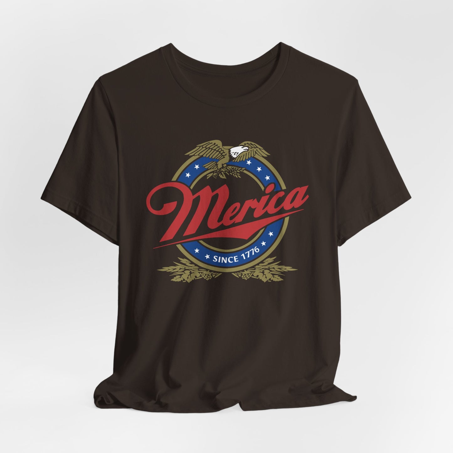 Patriotic Unisex Tee - 'Merica' Short Sleeve Shirt, 4th of July, BBQ, Casual Wear, Gift for Him/Her, USA Pride Apparel