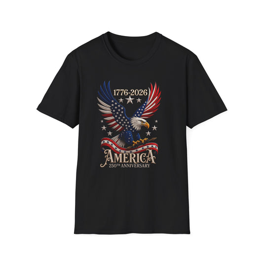 T-Shirt - America 250th Anniversary Eagle Graphic (1776–2026)
