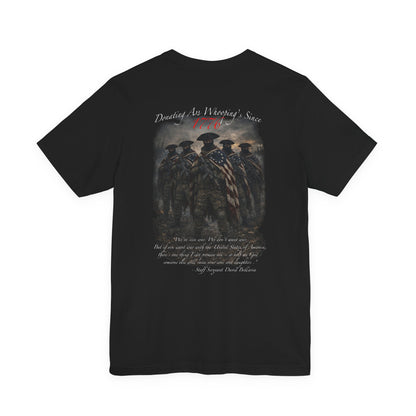 Patriotic Veterans T-Shirt — 'Founded As America's Sons' Military Tribute Tee