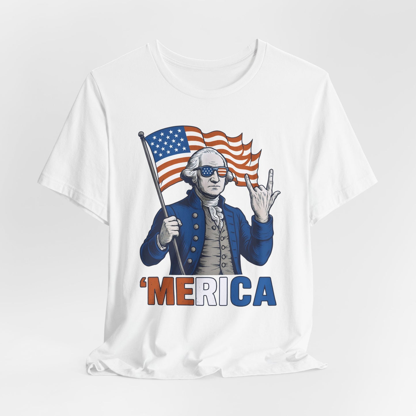 Patriotic Graphic Tee - 'Merica, 4th of July Shirt, Funny T-Shirt for Independence Day, USA Pride Clothing, Gift for Veterans