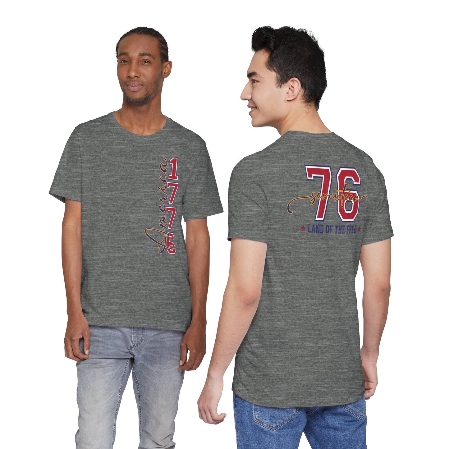 1776 America Tee — 'Land of the Free' Patriotic T‑Shirt