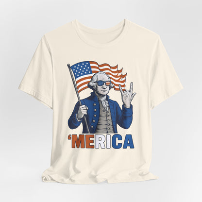 Patriotic Graphic Tee - 'Merica, 4th of July Shirt, Funny T-Shirt for Independence Day, USA Pride Clothing, Gift for Veterans