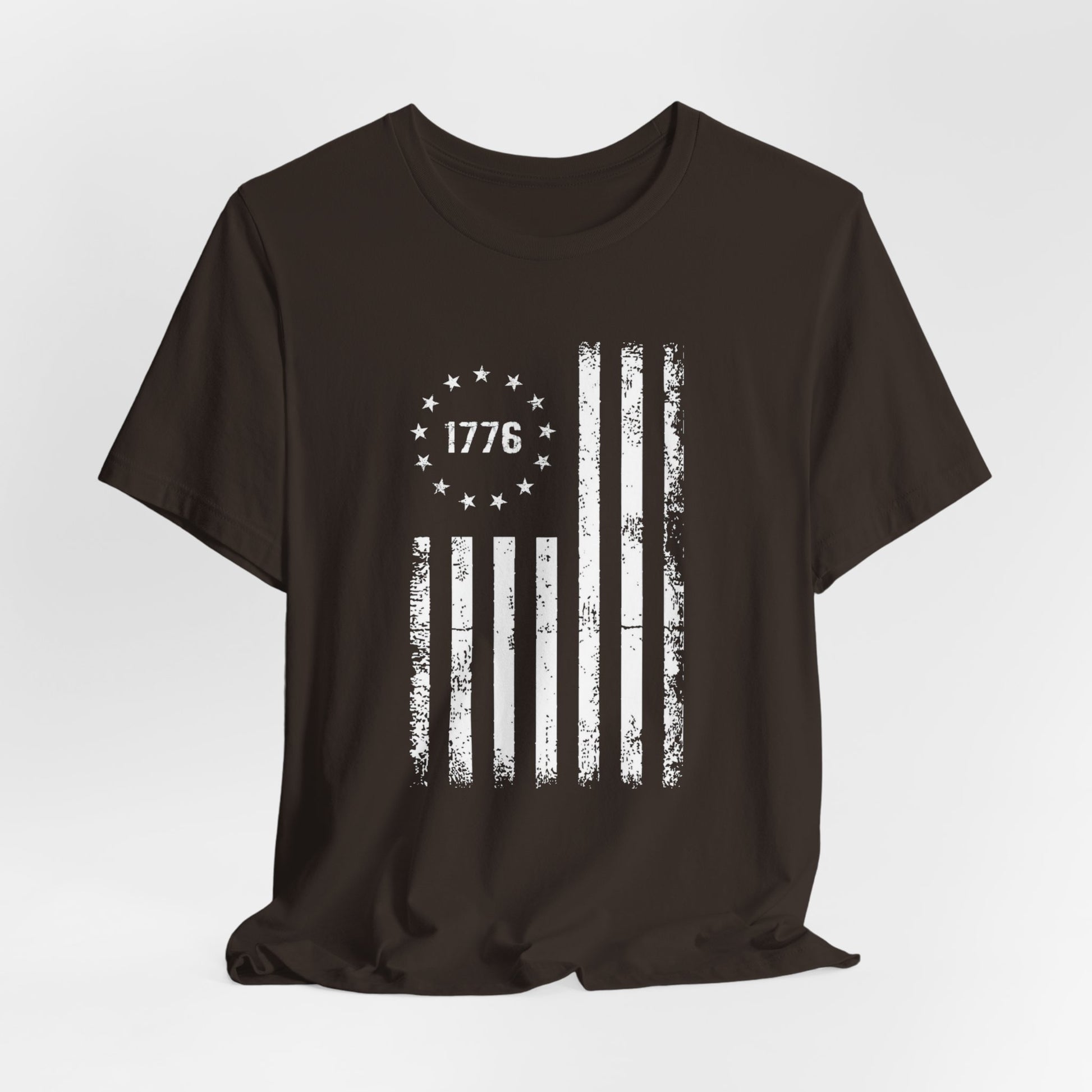 1776 Flag Unisex T-Shirt, Patriotic Tee for Celebrating Our Founding, USA History Shirt, July 4th Tee, American Flag Shirt, Independence Day - Old Glory 1776 Apparel