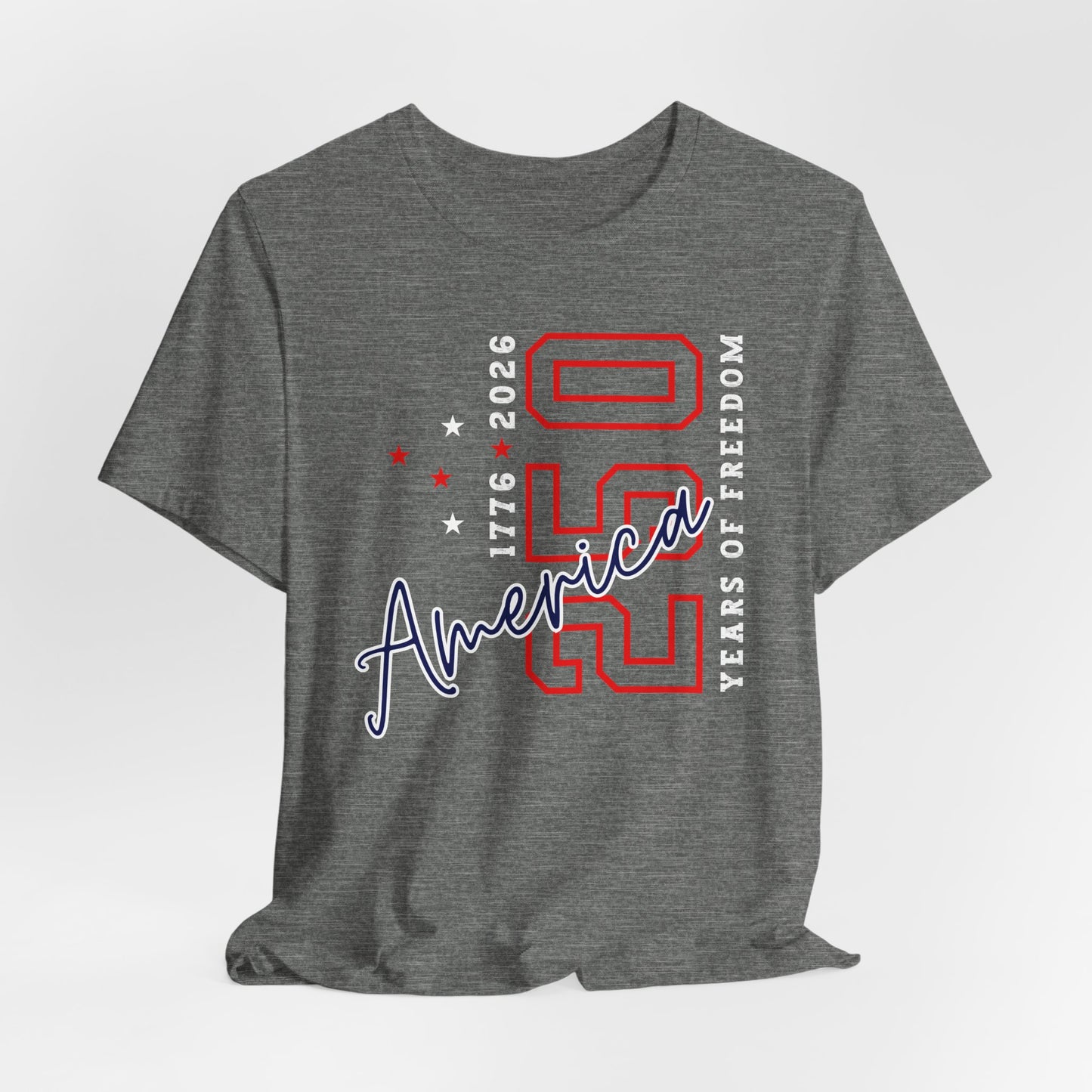 America 250 Celebration Tee — 250 Years of Freedom Patriotic T-Shirt