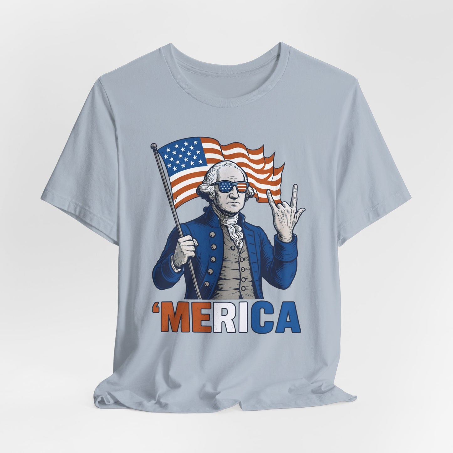 Patriotic Graphic Tee - 'Merica, 4th of July Shirt, Funny T-Shirt for Independence Day, USA Pride Clothing, Gift for Veterans