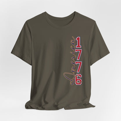 1776 America Tee — 'Land of the Free' Patriotic T‑Shirt