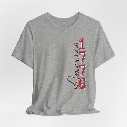 1776 America Tee — 'Land of the Free' Patriotic T‑Shirt