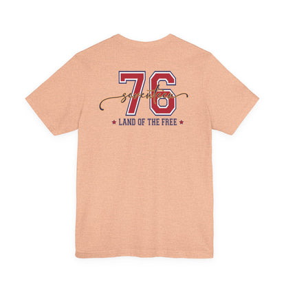 1776 America Tee — 'Land of the Free' Patriotic T‑Shirt