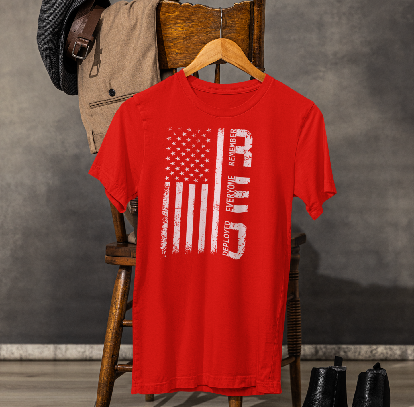 R.E.D Remember Everyone Deployed Unisex T-Shirt, Military Support Tee, Patriotic Shirt, Veteran Gift, Armed Forces Apparel