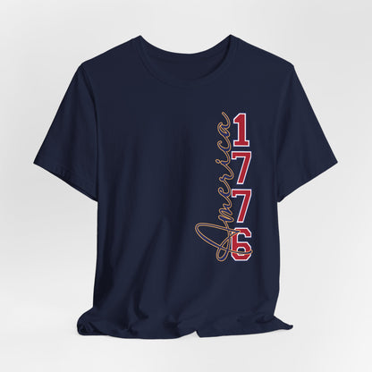 1776 America Tee — 'Land of the Free' Patriotic T‑Shirt