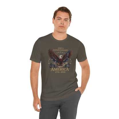 America 250th Anniversary Eagle T-Shirt — 1776–2026 Patriotic Tee