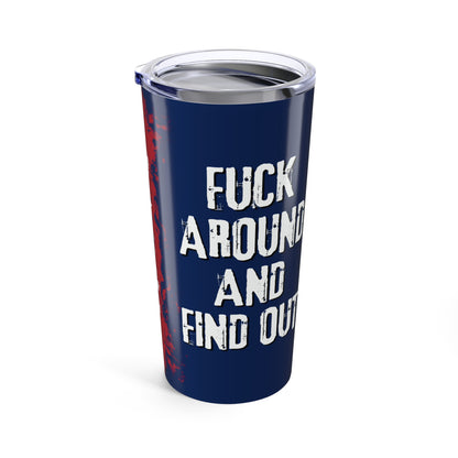 Patriotic Skull Tumbler 20oz - Perfect for Memorial Day & Independence Day