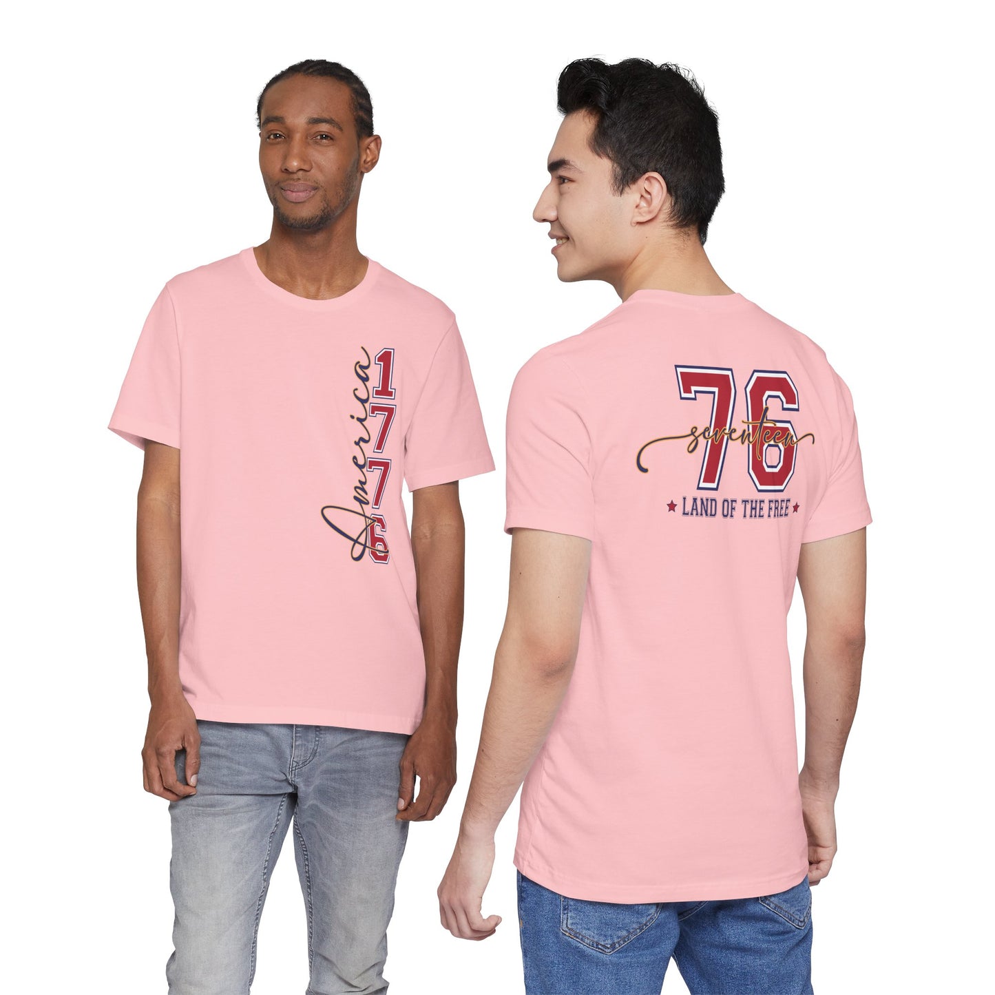 1776 America Tee — 'Land of the Free' Patriotic T‑Shirt