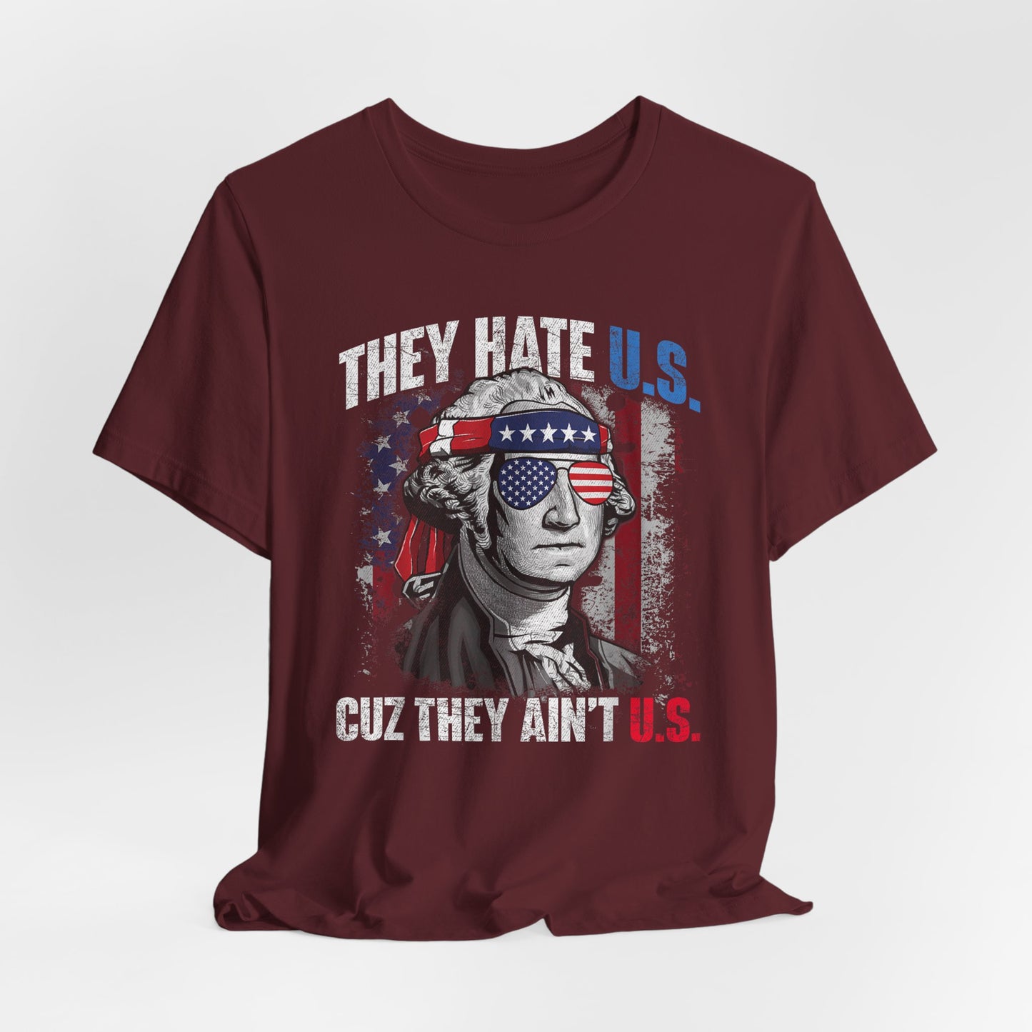 Patriotic Short Sleeve Tee, Independence Day Shirt, USA Pride Top, Trendy Graphic Tee, Casual Summer Wear, Gift for Americans