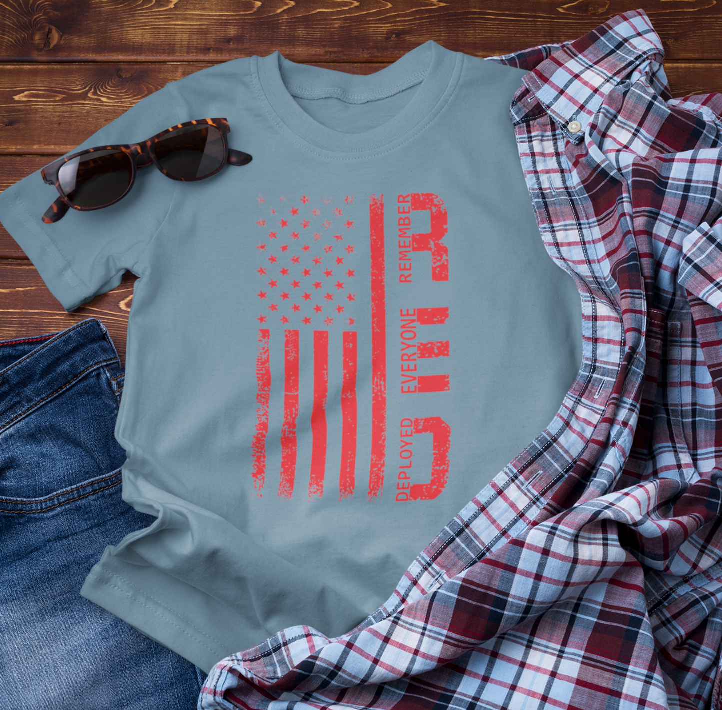 R.E.D Remember Everyone Deployed Unisex T-Shirt, Military Support Tee, Patriotic Shirt, Veteran Gift, Armed Forces Apparel