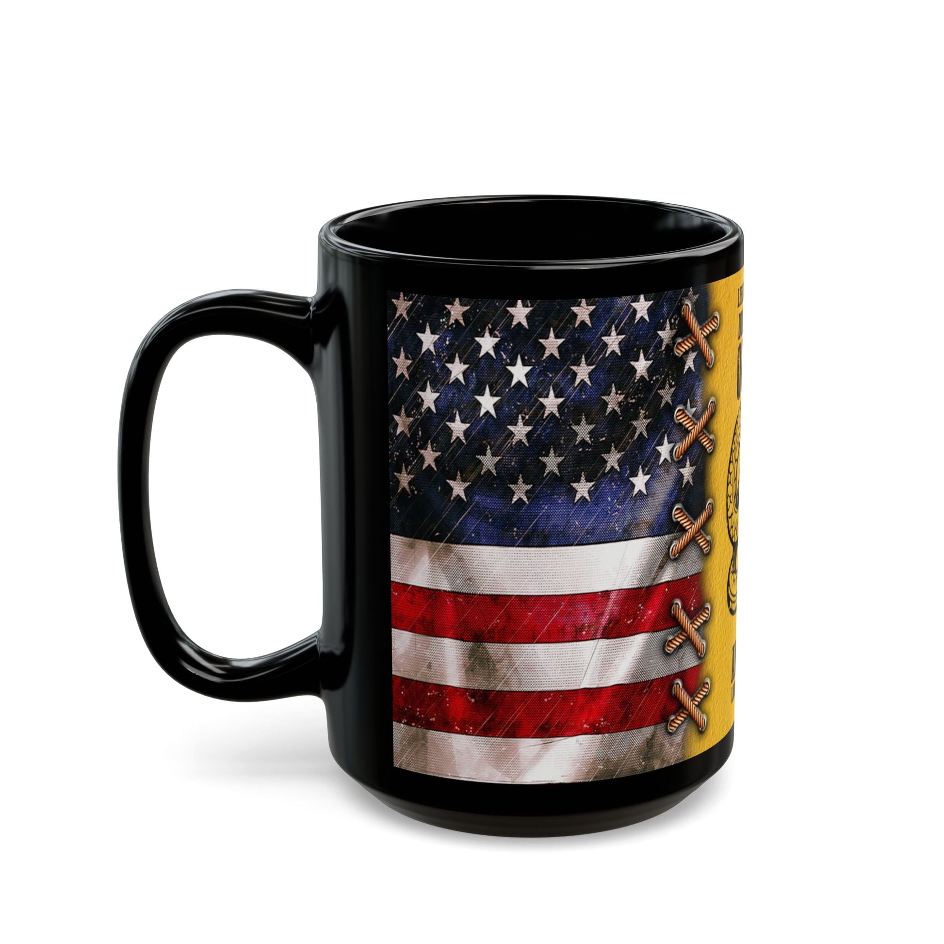 Don't Tread on Me Black Mug (11oz, 15oz) - Premium Mug from Old Glory 1776 Apparel - Just $19.99! Shop now at Old Glory 1776 Apparel