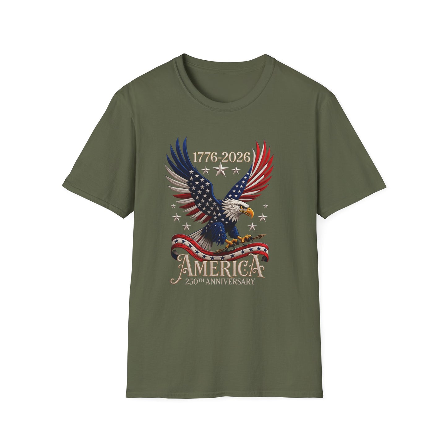 T-Shirt - America 250th Anniversary Eagle Graphic (1776–2026)