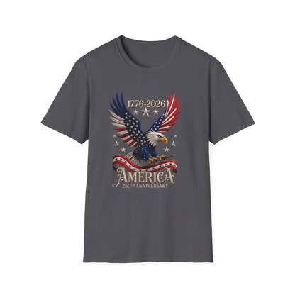 T-Shirt - America 250th Anniversary Eagle Graphic (1776–2026)